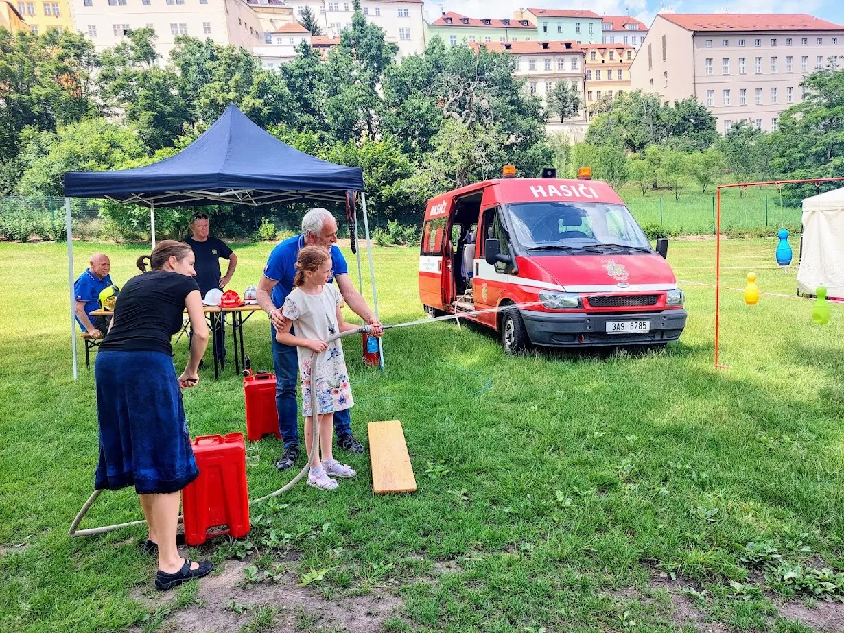 Dobrovolní hasiči se představili na Dnu otevřených zahrad